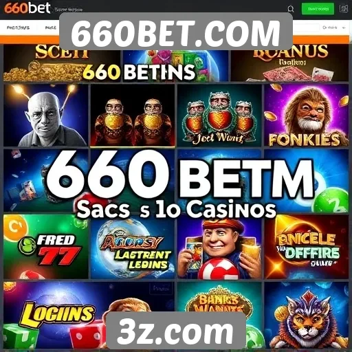 Variedade de jogos disponíveis em 660BET.COM atrai jogadores